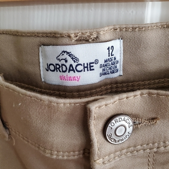 NWT Jordache Girls Skinny khaki jeggings size 12 - Picture 4 of 7